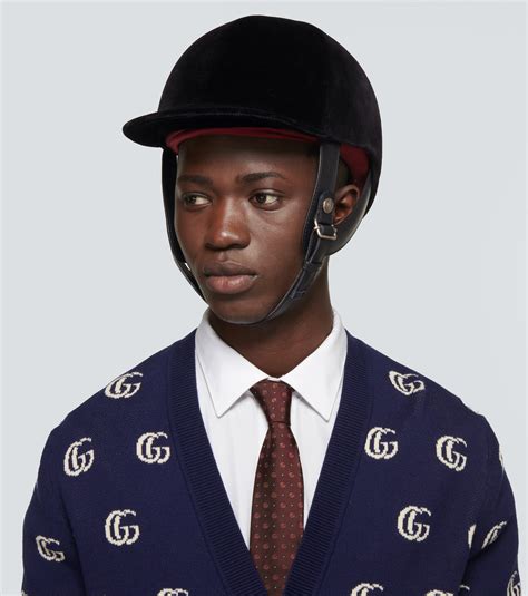 gucci velvet helmet|gucci men hats sale.